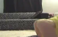 مفلس شقراء فاتنة لونا لوفيل ركوب الخيل والقفزات على من الصعب الديك.